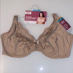 NWT Olga Lace Escape Underwire Bra, 40DD